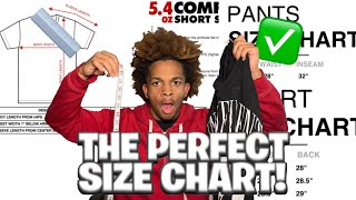 How To Find The Perfect Size Chart For Your CLOTHING BRAND [upl. by Marla]