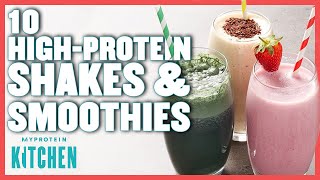 10 Delicious HighProtein Shake amp Smoothie Recipes  Myprotein [upl. by Pomona]