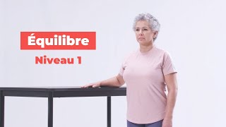 Équilibre  Exercices pour les aînés  Niveau 1 de 4 [upl. by Airdnaxela98]