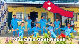 Nepali National Song quotGauchha Geet Nepaliquot ll Dance performance ll [upl. by Kale274]