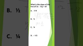 What is the slope of the linemathmathsmathematicsmathshortsshortsshortsfeed [upl. by Adelice]