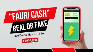 Fauri Cash  Loan App In Pakistan  Real Or Fake  Watch On This Video  Mr Loan Tips [upl. by Xylon]