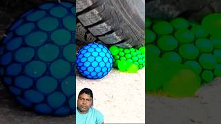 Car 🚗 crossing soft and crunchy things by tyre crushingcrunchyandsoftthings satisfying shorts [upl. by Angelique]