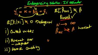 Endogeneity and Instrumental Variables [upl. by Lavoie]