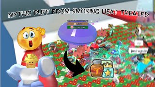 Getting Mythic Puffshroom from smoking heat treated planter  omletBSS [upl. by Hsotnas]