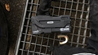 Abus Lock GRANIT Extreme Plus 59 Angle Grinder Test [upl. by Eselrahc203]