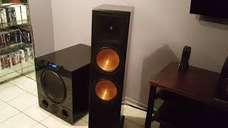 RF 7 klipsch speakers third gen how they sound with music [upl. by Yole]