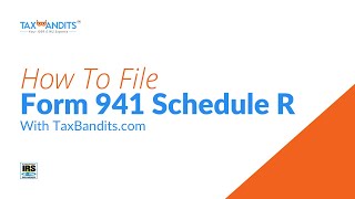 How To File Form 941 Schedule R [upl. by Jewett]