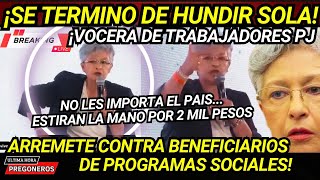 ¡FURIOSA EN FORO SE HUNDE SOLA ARREMETE CONTRA BENEFICIARIOS DE PROGRAMAS SOCIALES PATRICIA AGUAYO [upl. by Arbmat]