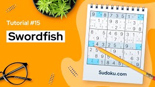 Swordfish  an Advanced Sudoku technique [upl. by Dryfoos]