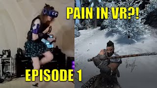 Completing Skyrim VR with Haptic Suit that CAUSES REAL PAIN  EPISODE 1 [upl. by Otilopih]