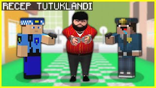 POLİSLER RECEP İVEDİĞİ TUTUKLADI 😱  Minecraft [upl. by Northey]