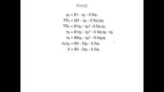 Cournot Duopoly with Differentiated ProductsB [upl. by Paehpos757]