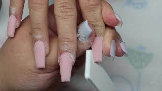 Neutral coffin nails  Acrylic nail tutorial [upl. by Hailahk]