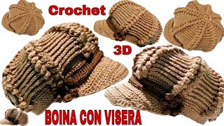 Como hacer boinas a crochet Paso A Paso [upl. by Persson]