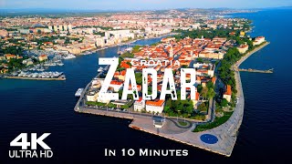 ZADAR 🇭🇷 Drone Aerial 4K  Croatia Hrvatska Dalmatia [upl. by Verda]