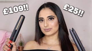 TESTING A £100 GHD VS £25 BABYLISS HAIR STRIAGHTNER  HOW TO SAVE MONEY  AMAN BRAR  TAUR BEAUTY [upl. by Sedda]