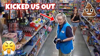 Fart Spray Prank in Walmart Gone Wrong COPS CALLED [upl. by Gnilyam854]