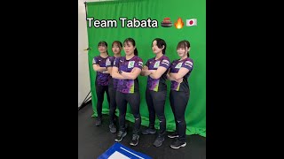 Team Tabata power poses 🇯🇵🔥🤩 [upl. by Rosena]