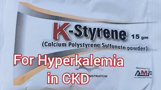 KStyrene Calcium Polystyrene Sulfonate in the Treatment of Hyperkalemia in Chronic Kidney Disease [upl. by Nosdivad295]