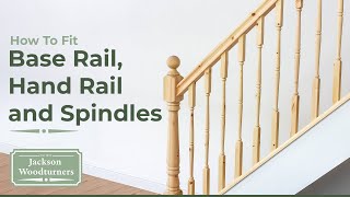 How To Fit A Base Rail Hand Rail and Spindals [upl. by Funch]