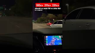 JETTA TSI vs JETTA GLI vs PULSE ABARTH abarth [upl. by Yenor]