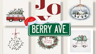 CHRISTMAS PAINTINGS AND CARPET DECALS FOR BERRY AVENUE [upl. by Sikata349]