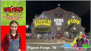 Hatfield amp McCoy Christmas Disaster Dinner Show in Pigeon Forge Tennessee [upl. by Aihtibat178]