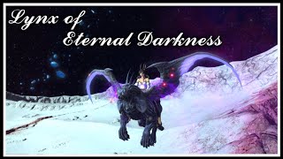 FFXIV  Lynx of Eternal Darkness Mount from The Minstrels Ballad Zodiarks Fall [upl. by Portia]