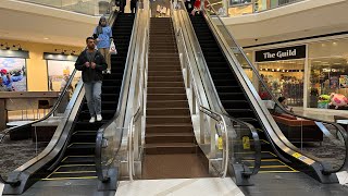 VETERANS DAY New Schindler Hydraulic Escalators Near Dick’s Sporting Goods Fair Oaks Mall [upl. by Stelle]