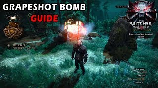 Witcher 3 Wild Hunt How to easily craft the grapeshot bomb [upl. by Araed]