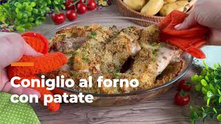 Coniglio al forno con le patate ricetta della TRADIZIONE facile e perfetta [upl. by Ferrick400]