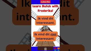 SPEAK DUTCH How to learn Dutch a1 a2 b1 b2 fun learndutch nederlands inburgering exam nt2 [upl. by Nemracledairam]