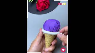 Creative Craft Ideas for Kids  DIY Paper Ice Cream amp Slipper Crafts [upl. by Aihsekel]