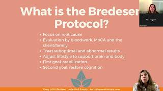 Bredesen Protocol Strategy to Treat Those with Dementia [upl. by Ysiad437]