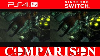 COMPARISON  BIOSHOCK  SWITCH VS PS4 PRO [upl. by Lateehs]