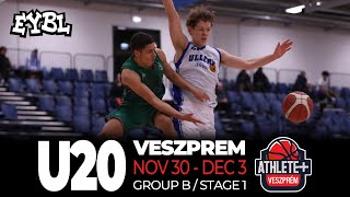 Moulton College GBR vs Budapest Prep Academy EYBL Junior Group B Stage 1 [upl. by Pacian]