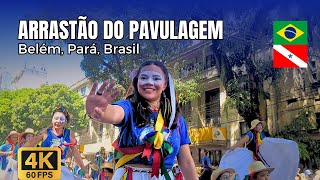 🇧🇷 Feel the vibe inside this amazing crowd  Belém Pará Brazil  4K 60fps [upl. by Johannes]