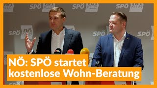 NÖ SPÖ startet kostenlose WohnBeratung [upl. by Rubio]