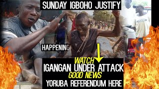 Just inSunday igboho Save us igangan ttack againGood New Yoruba referendum Here [upl. by Lotti]