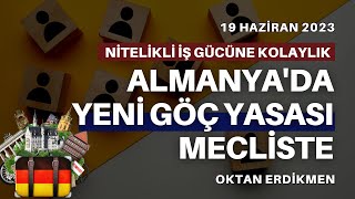 Almanyada yeni göç yasası mecliste  19 Haziran 2023 Oktan Erdikmen [upl. by Col549]