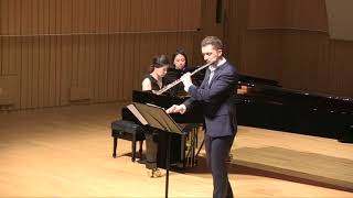 P Sarasate Introduction et Tarantelle Op 43 arr for flute and piano by D Bouriakov [upl. by Sarilda]