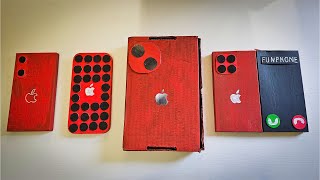 iPhone 17 Flip vs iPhone So mane cameras vs Cardboard iPhone BOX incoming call [upl. by Brooks]