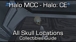 Halo MCC Halo CEA  All Skulls Locations Guide  Headhunter Achievement [upl. by Yhtrod]