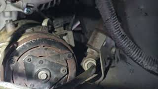 2017 Qx60 Alternator Removal P2 [upl. by Bonnice]