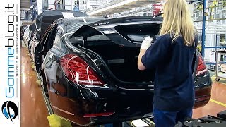 Mercedes S Class LUXURY CAR FACTORY  How to make Manufactory ASSEMBLY [upl. by Anivas]