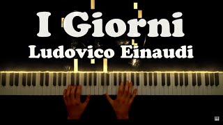 Ludovico Einadui  I Giorni Piano Cover [upl. by Naehs51]