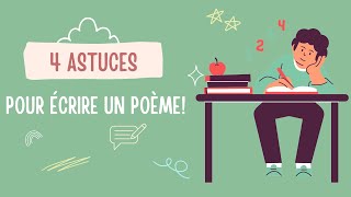 Comment écrire un poème 4 astuces [upl. by Goto]