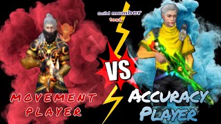 MOVEMENT PLAYER VS ACCURACY PLAYER  1VS1  GUILD MEMBER TEST [upl. by Enialedam296]