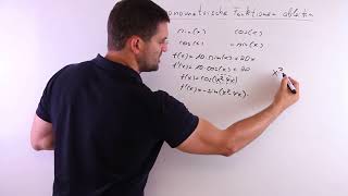 Trigonometrische Funktionen ableiten sinx cosx  Mathe by Daniel Jung [upl. by Kikelia]